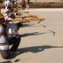 弩弓曾是傈僳族人的打獵工具，現時多被用來防身或射箭靶比賽。