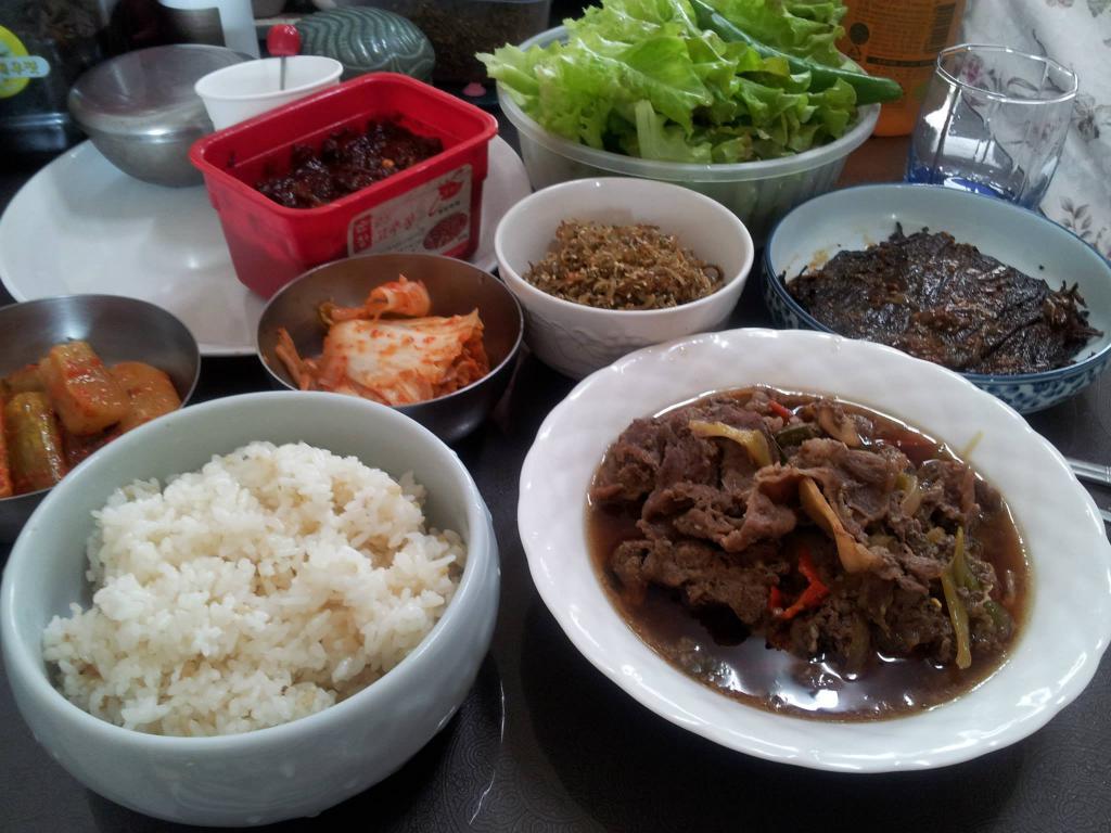韓國人家中第一餐早餐