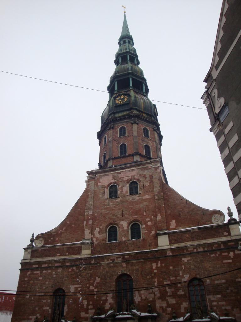  St. Peter's Church是里加 (Riga)最大的教堂，整个教堂以砖建造，造工技术极高。