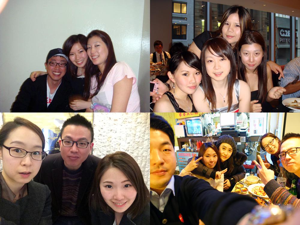 讀書時期在打工時認識的韓國朋友，10年後於韓國的朋友聚會