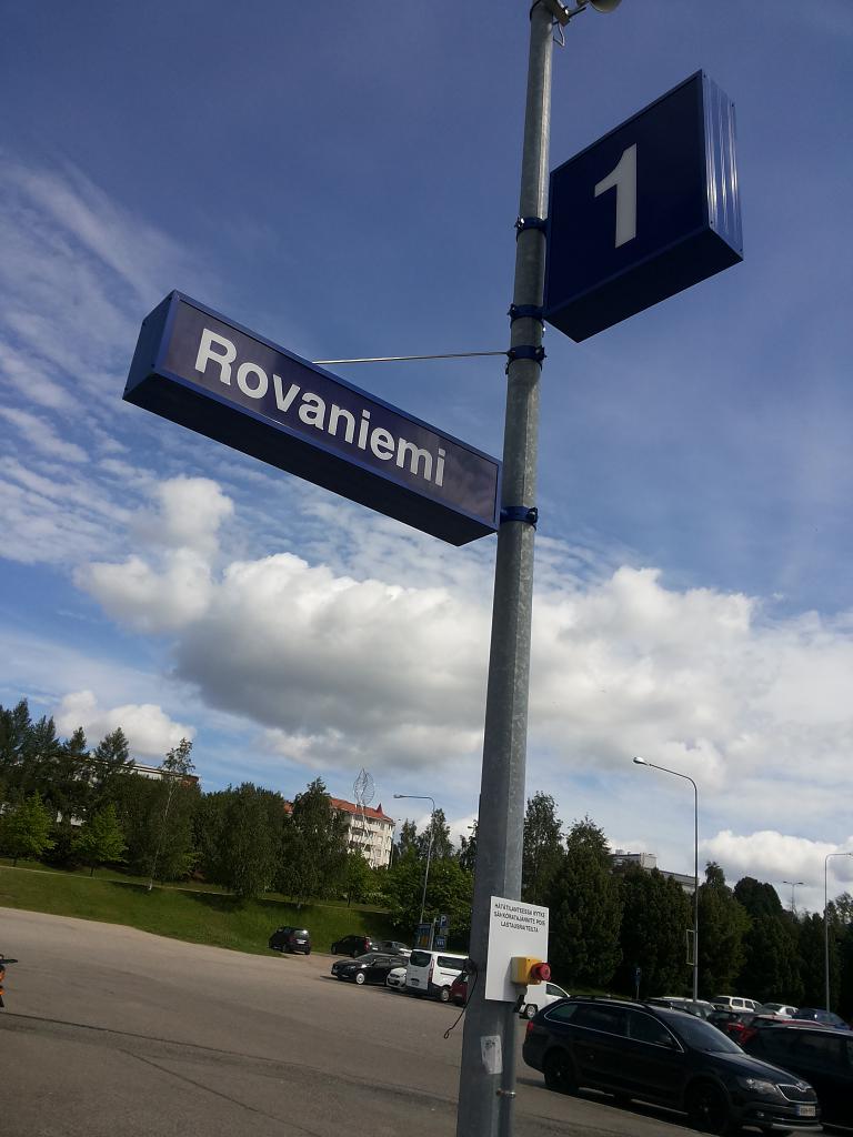 Rovaniemi 的火車站