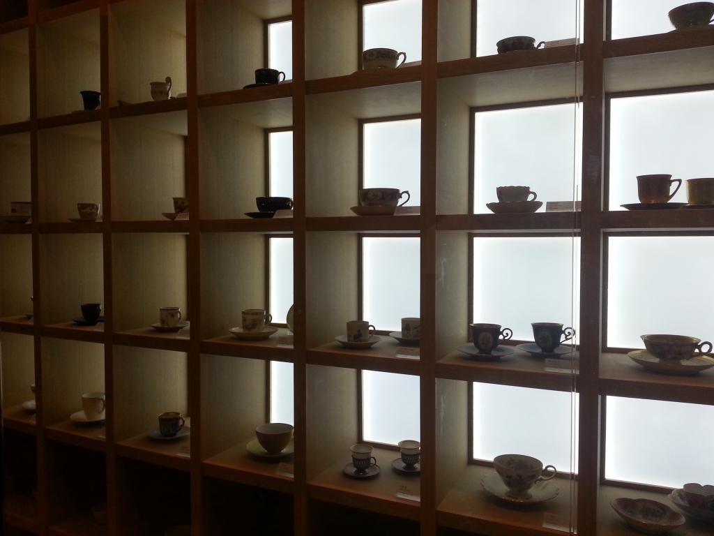  噢！雪綠茶博物館，館內展出特色茶具