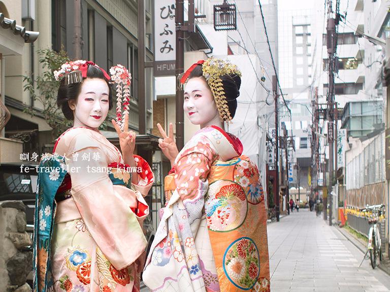 一般市民想體驗藝伎可到京都市內的影樓預約