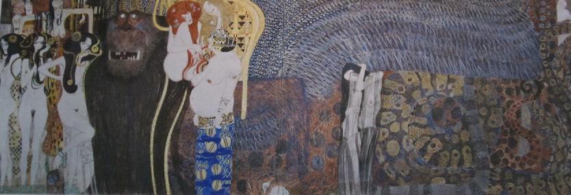 維也納 Gustav Klimt / 貝多芬橫帶壁畫